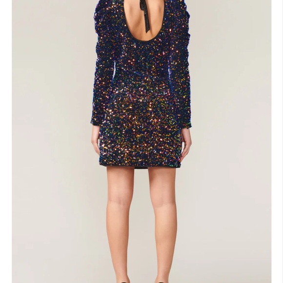 Adelyn Rae Sequin Dress Midnight - Picture 6 of 6